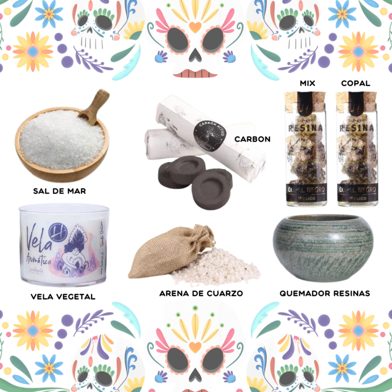 Kit de ofrendas para altares ancestrales — humos. Cl