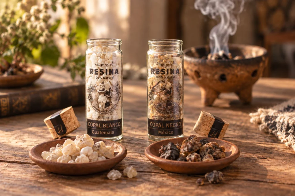 Copal blanco y negro: qué es, para qué sirve y cómo quemarlo 1 Copal blanco y negro: qué es, para qué sirve y cómo quemarlo